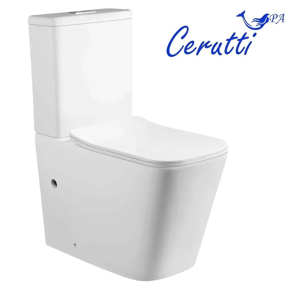 Унитаз напольный Ceruttispa MAIELLA CT10314 Горизонтальный Выпуск Безободковый