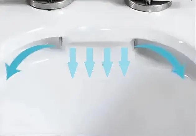 Унитаз напольный Ceruttispa MAIELLA CT10314 Горизонтальный Выпуск Безободковый