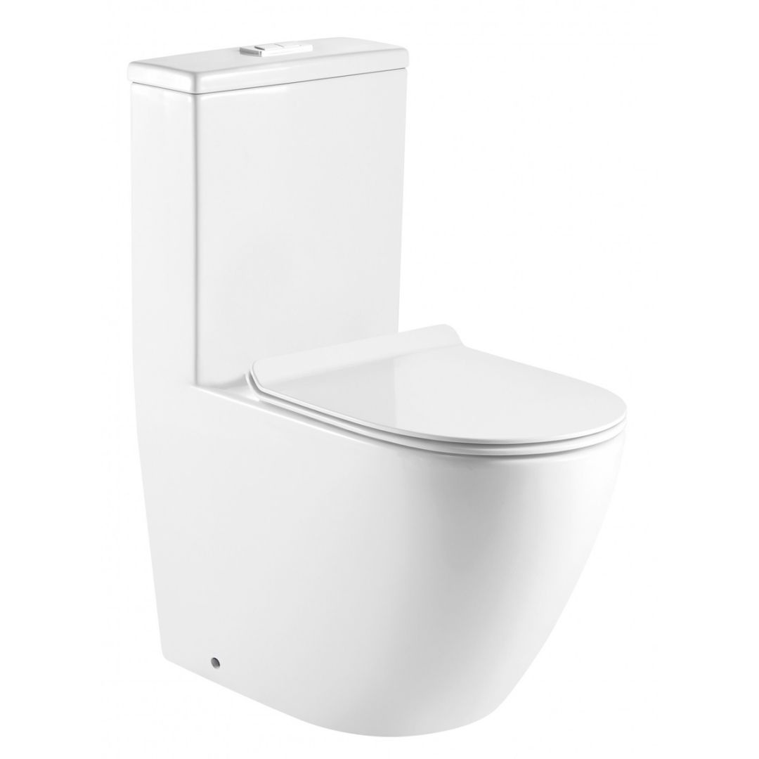 Унитаз Azario Morano AZ-1001 Безободковый Выпуск Горизонтальный