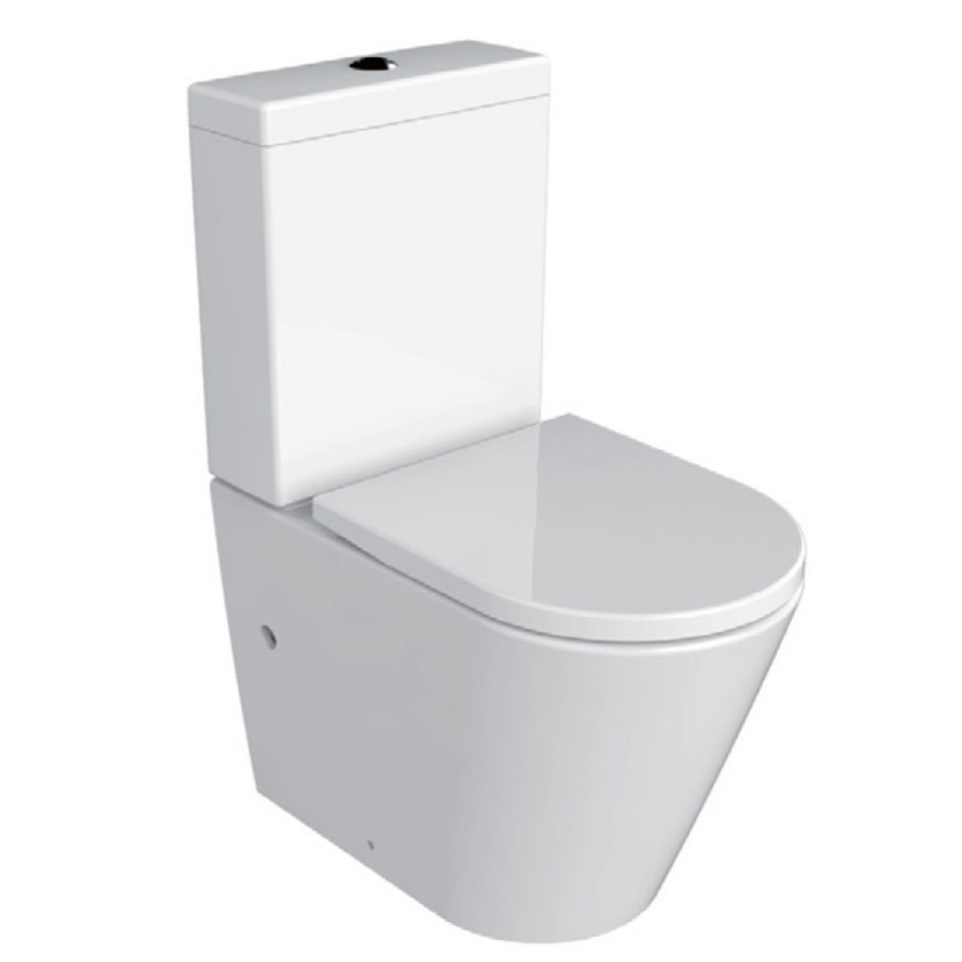 Унитаз Azario Luana AZ-8593 Безободковый Выпуск Горизонтальный