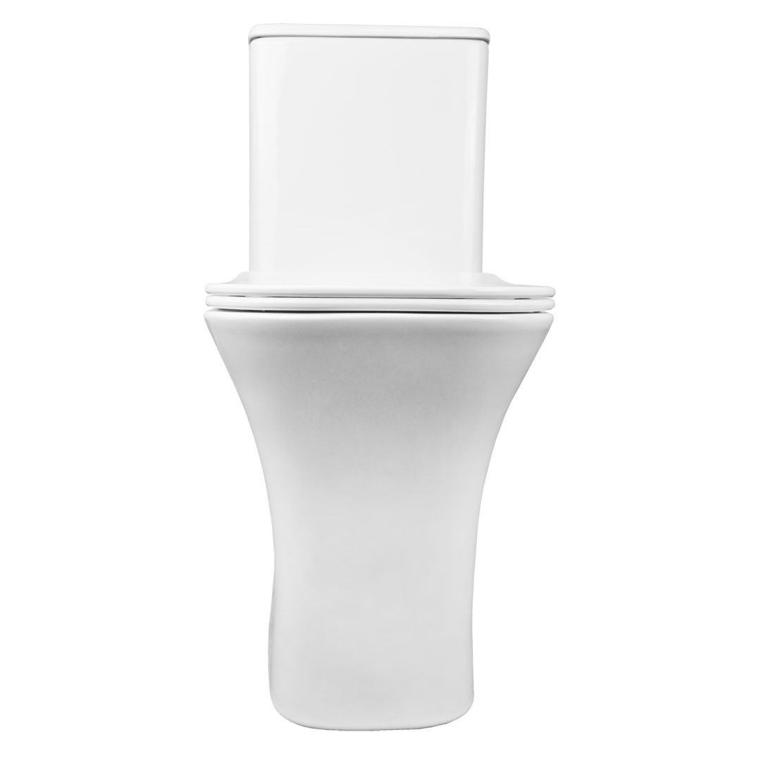 Унитаз  Azario FRETTA SQUARE Безободковый Выпуск Горизонтальный