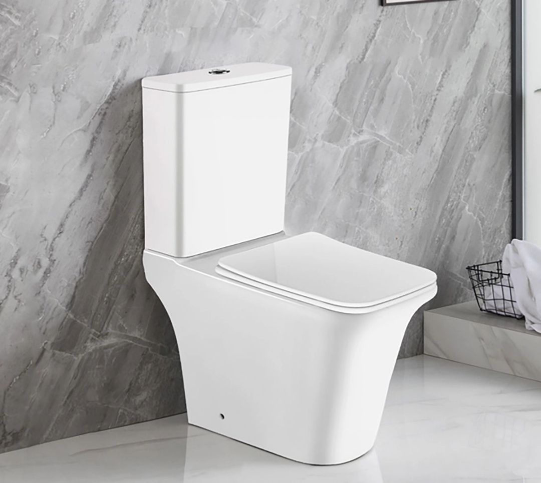 Унитаз Azario Avero AZ-3121A безободковый Горизонтальный Выпуск