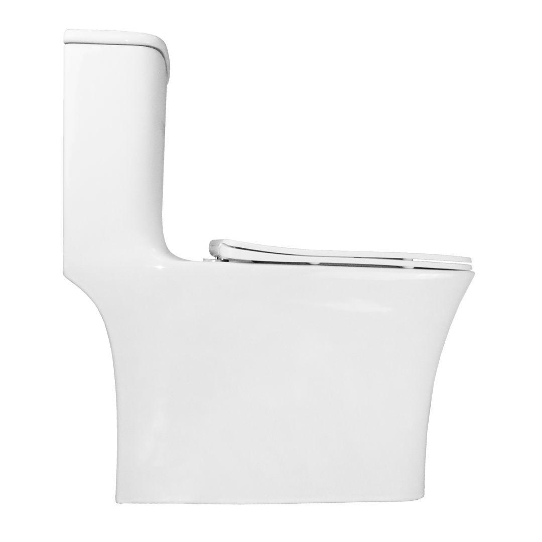 Унитаз Azario GRESSA  AZ-1111 Безободковый Выпуск Горизонтальный