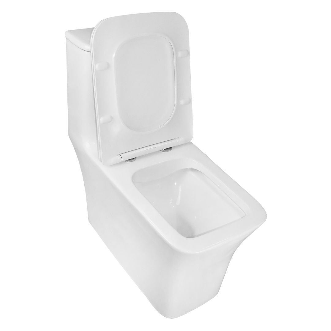 Унитаз Azario GRESSA  AZ-1111 Безободковый Выпуск Горизонтальный