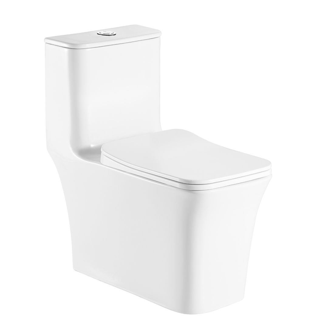 Унитаз Azario GRESSA  AZ-1111 Безободковый Выпуск Горизонтальный