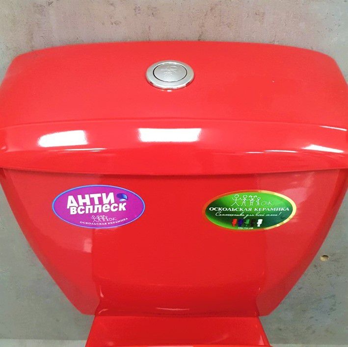 Унитаз Оскольская Керамика Эллиса Красный Косой Выпуск