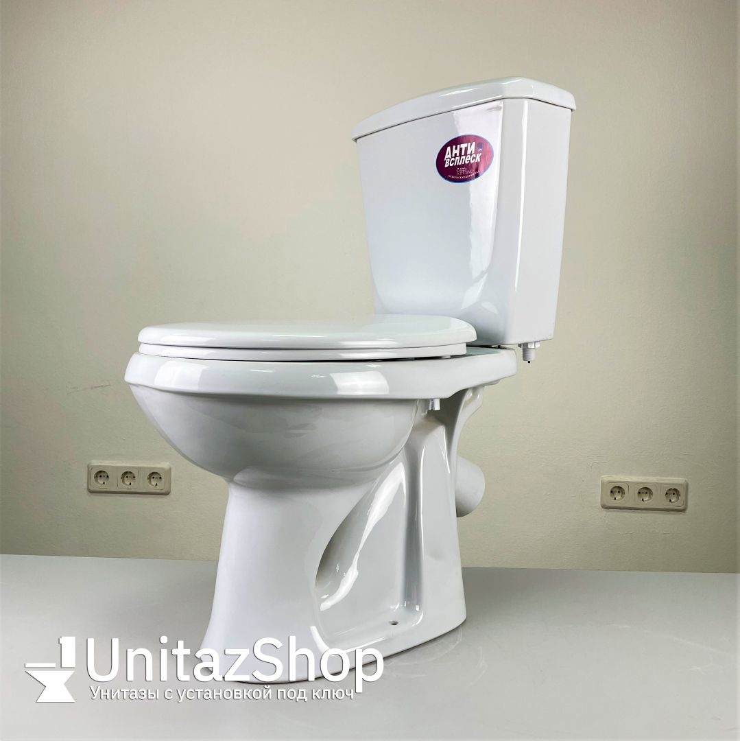 Унитаз Оскольская Керамика Эллиса Оптима Белый Косой Выпуск