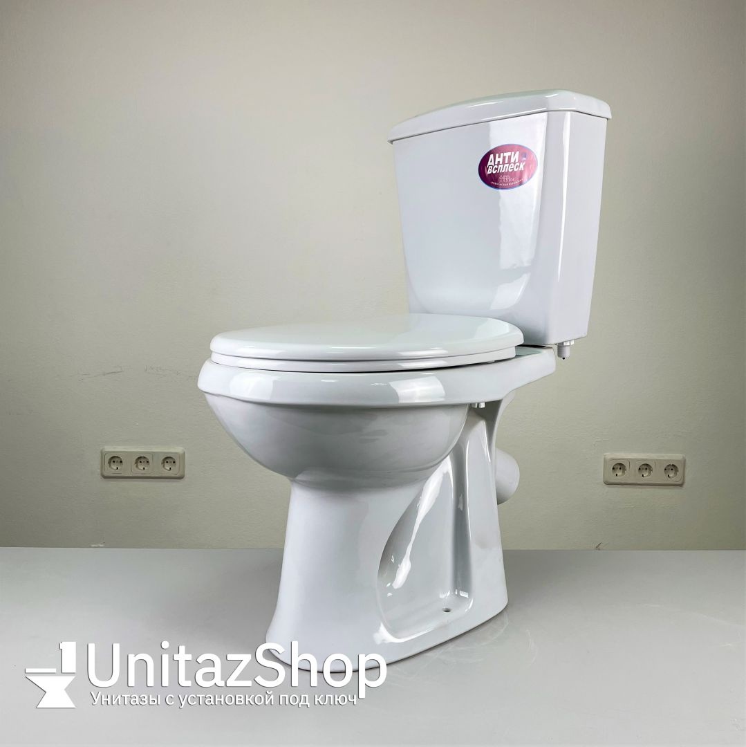 Унитаз Оскольская Керамика Эллиса Оптима Белый Косой Выпуск