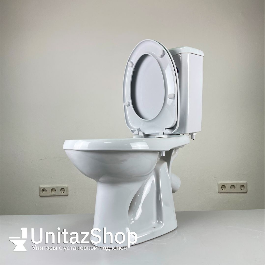 Унитаз Оскольская Керамика Эллиса Оптима Белый Косой Выпуск