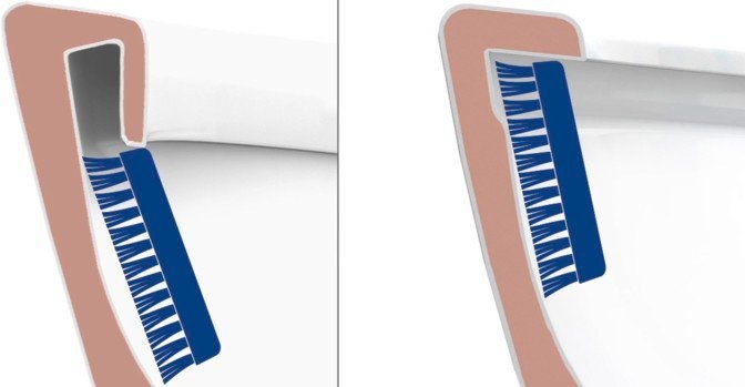 Унитаз  Gustavsberg Estetic Hygienic Flush безободковый Выпуск Горизонтальный