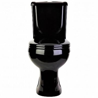 Унитаз напольный Оскольская Керамика Ирида Черный Выпуск Горизонтальный