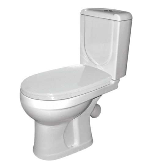 Унитаз Оскольская Керамика Ирида Белый Горизонтальный Выпуск