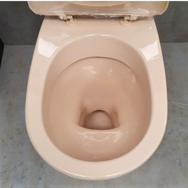 Унитаз Керамин Рива Бежевый Косой Выпуск