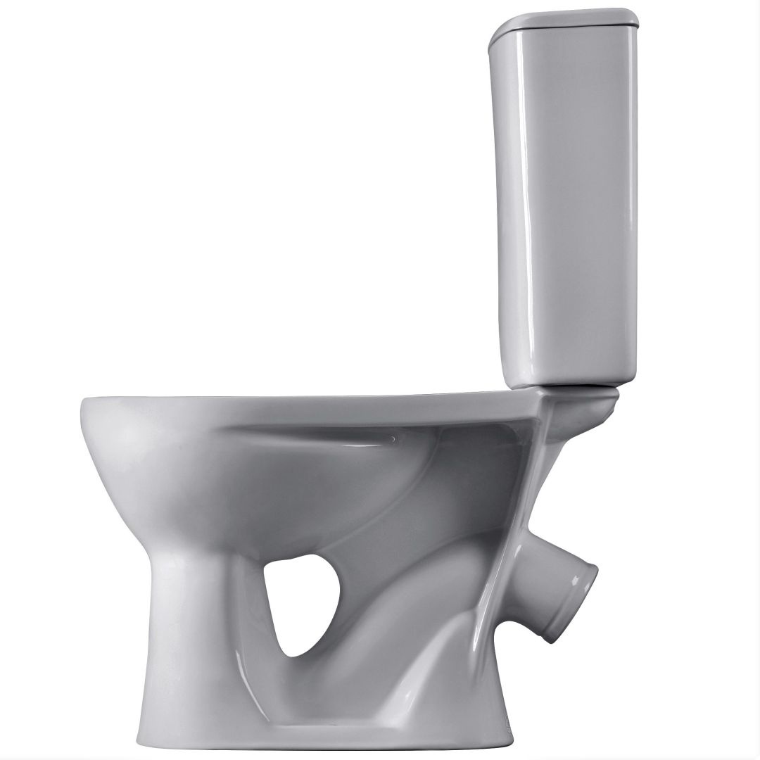 Унитаз Santeri Орион Тарельчатый Белый Косой Выпуск