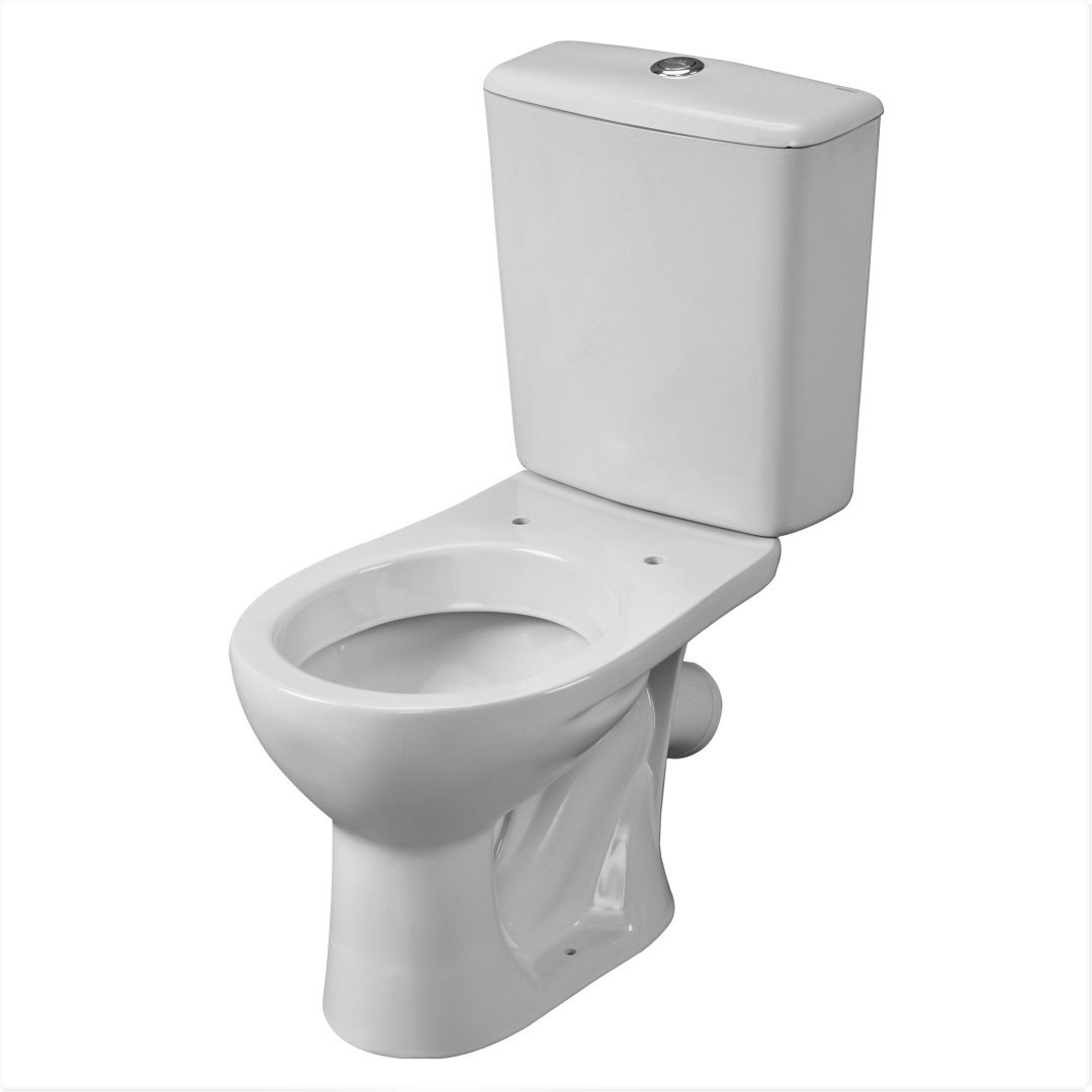 Унитаз Santeri Орион Тарельчатый Белый Косой Выпуск