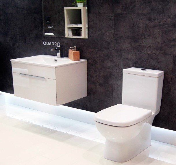 Унитаз Sanita Luxe Quadro SL DM Slim Горизонтальный Выпуск