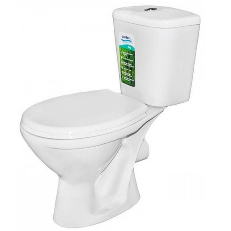 Унитаз-компакт Santeri Pro Белый Горизонтальный Выпуск