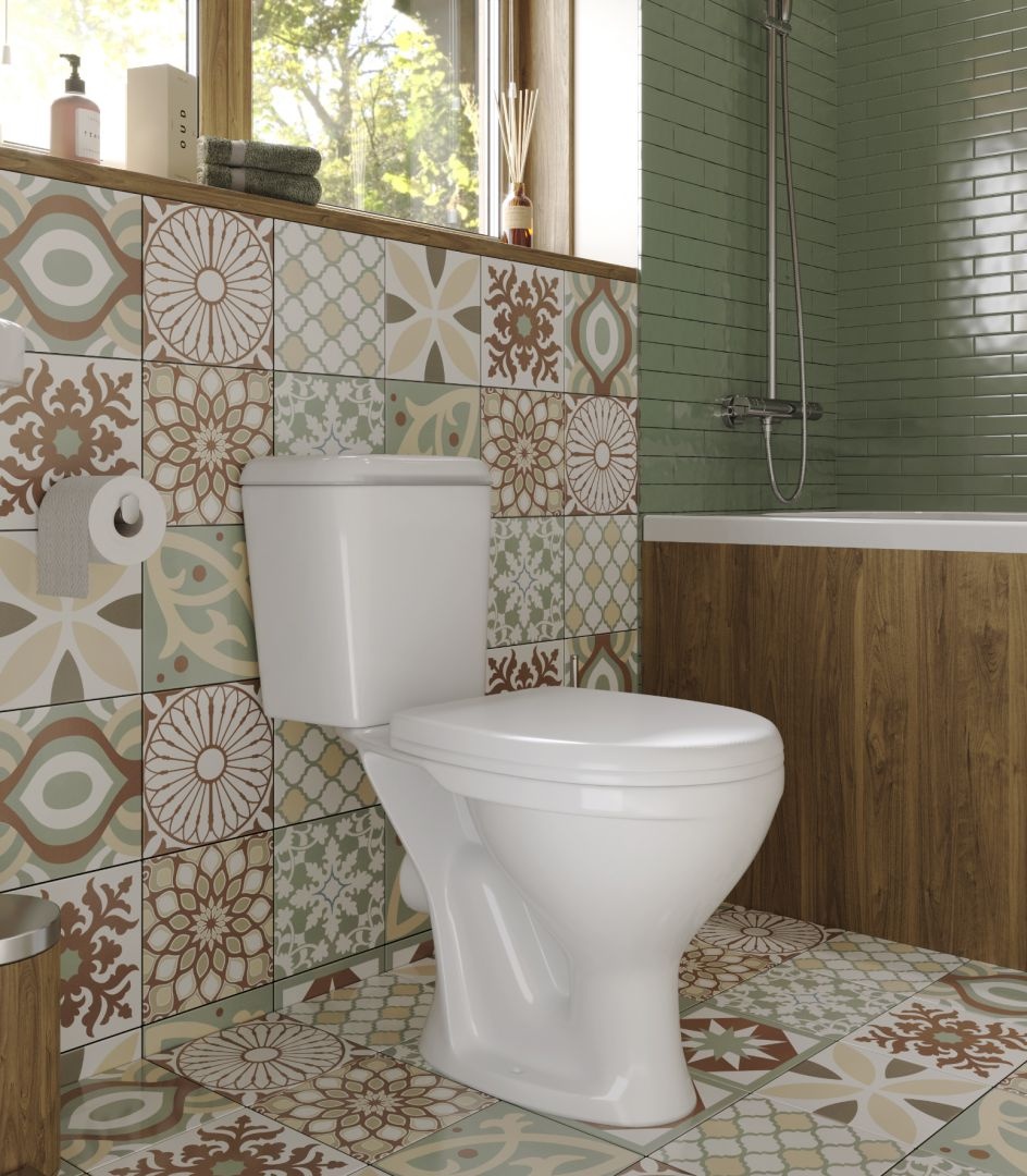 Унитаз-компакт Santeri Pro Белый Горизонтальный Выпуск