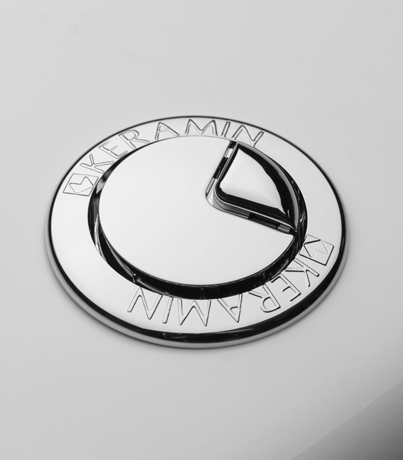 Унитаз  Керамин Санти Безободковый Горизонтальный Выпуск