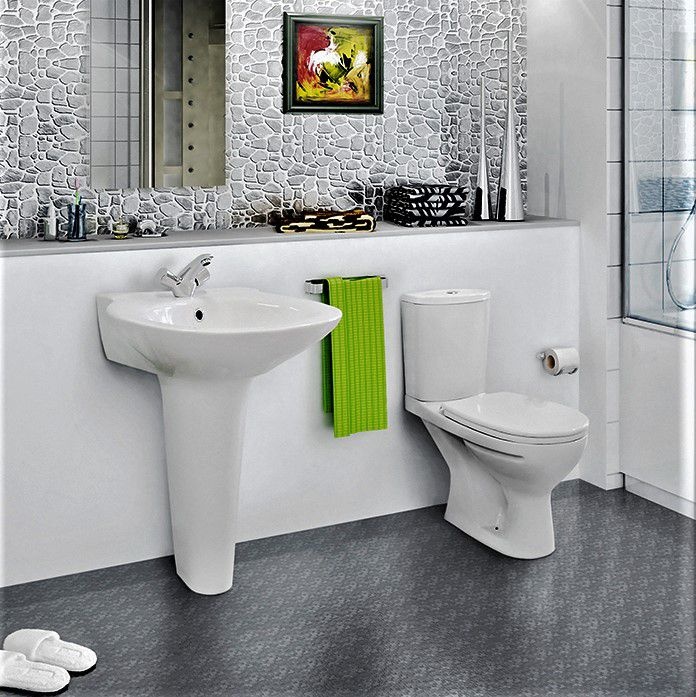 Унитаз Santeri Ультра Белый Выпуск Косой