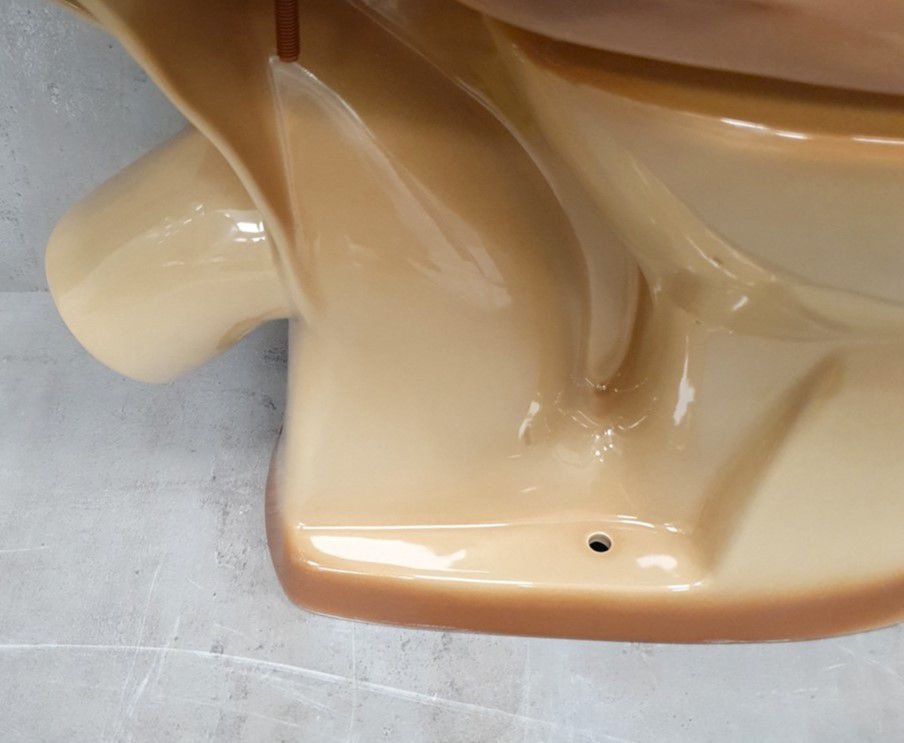 Унитаз Кировская Керамика Rosa Уют Коричневый Декор Выпуск Косой