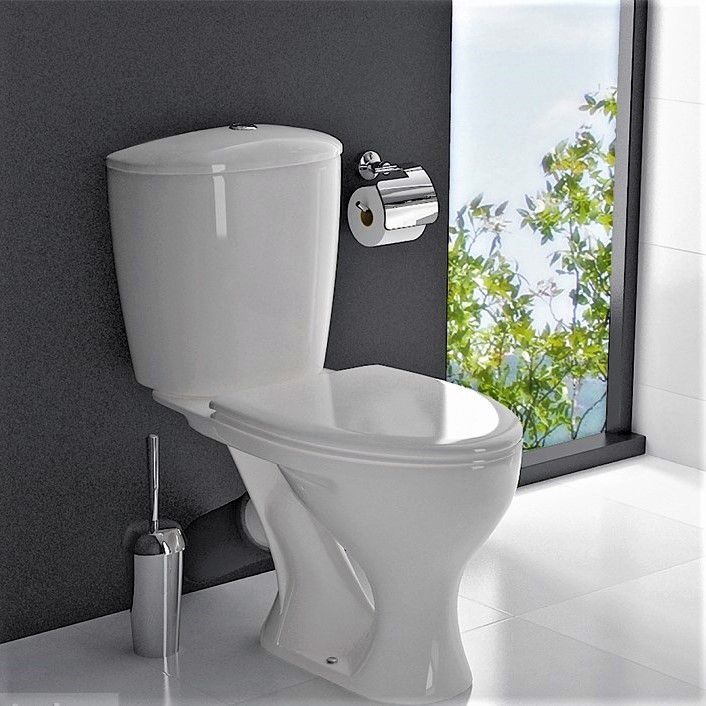 Унитаз-компакт Santeri Версия Белый Косой Выпуск - купить с установкой ...