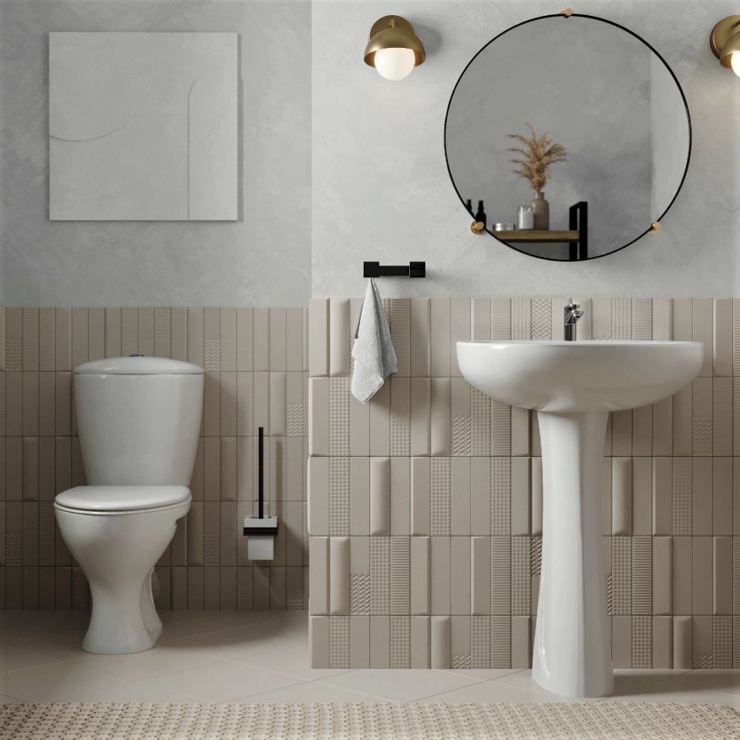 Унитаз-компакт Santeri Версия Белый Косой Выпуск