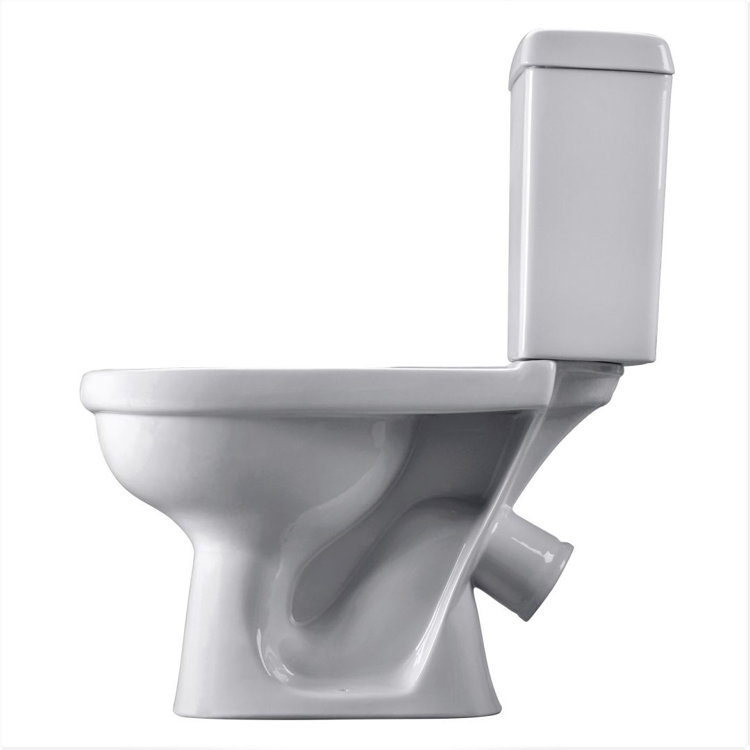 Унитаз-компакт  Santeri Визит Белый Косой Выпуск