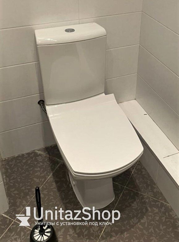 Унитаз Cersanit Carina Горизонтальный Выпуск Безободковый