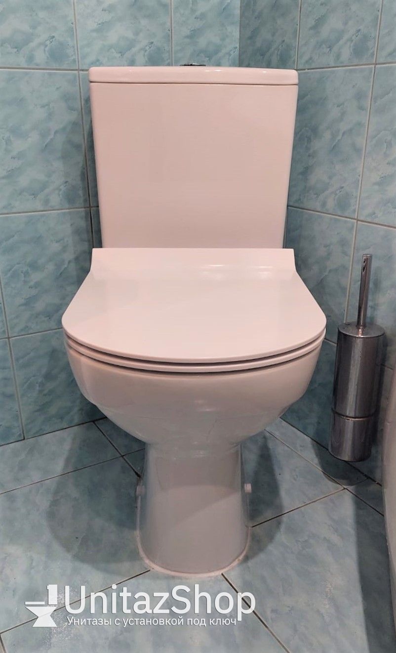 Унитаз Cersanit City New Clean Горизонтальный Выпуск Безободковый ...