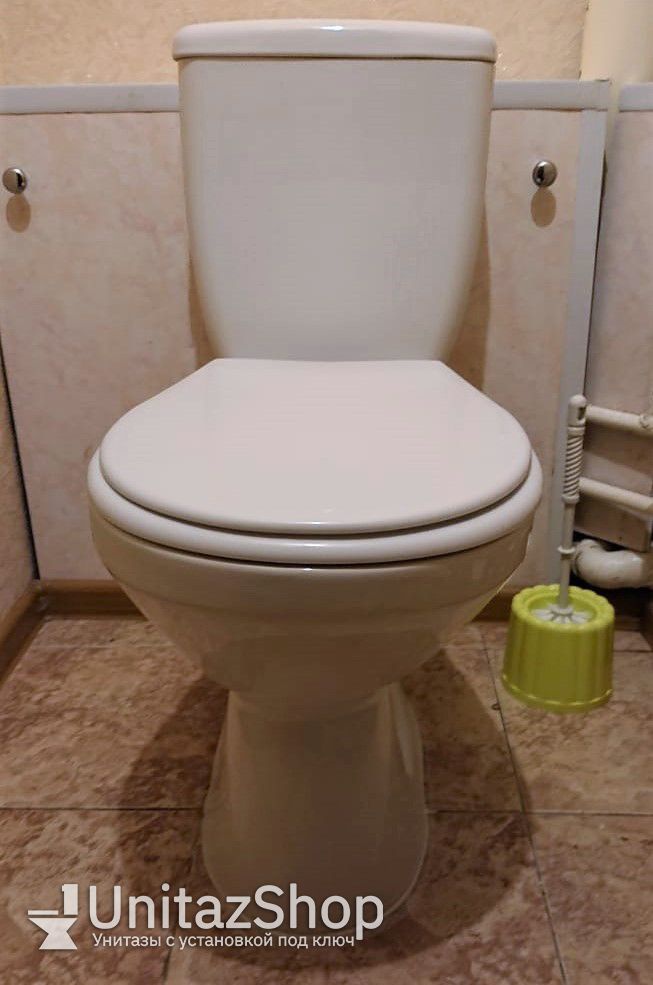 Унитаз Cersanit Mito Grey Косой Выпуск - купить с установкой под ключ в ...