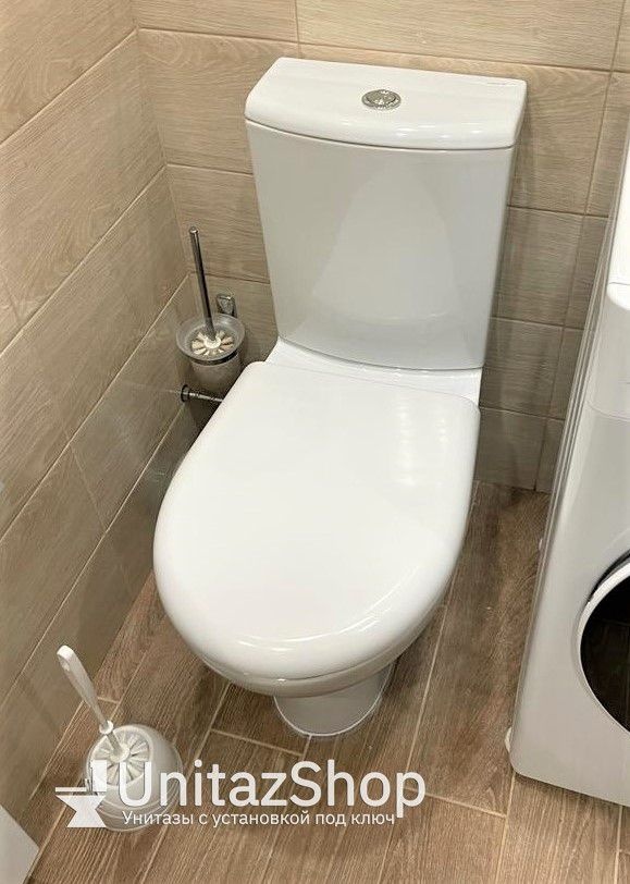 Унитаз Cersanit Nature New Clean Горизонтальный Выпуск Безободковый