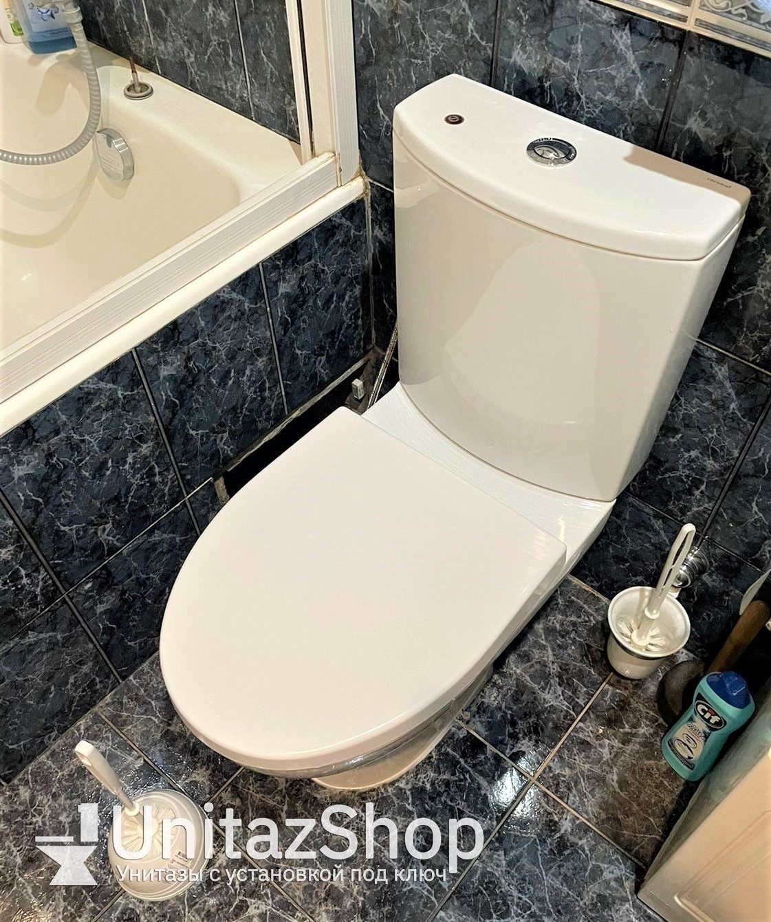Унитаз Cersanit Parva New Clean Горизонтальный Выпуск Безободковый ...