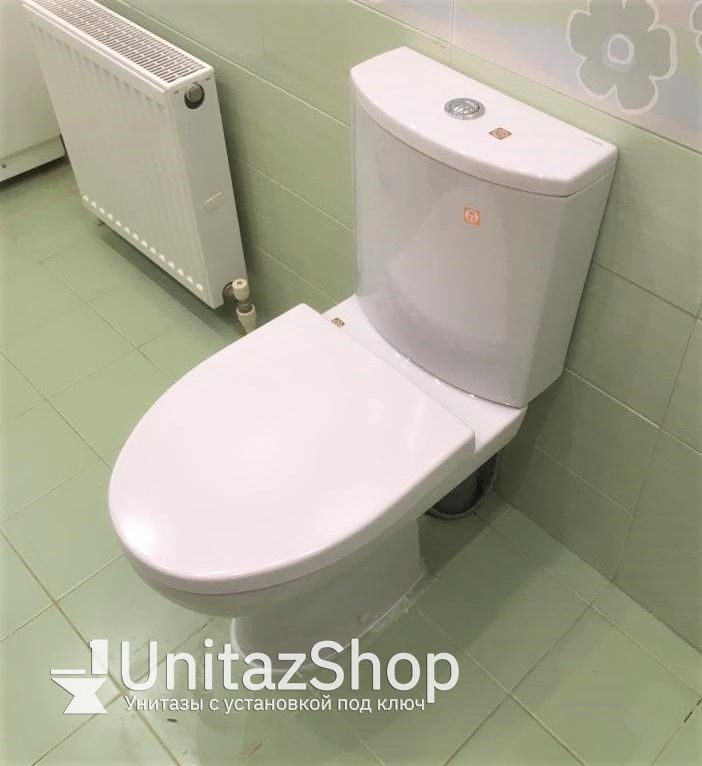 Унитаз Cersanit Parva New Clean Горизонтальный Выпуск Безободковый ...