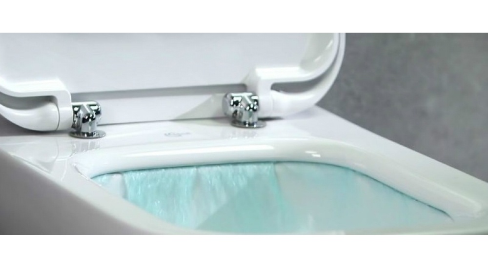 Унитаз Ideal Standard Connect Aquablade Cube Горизонтальный Выпуск