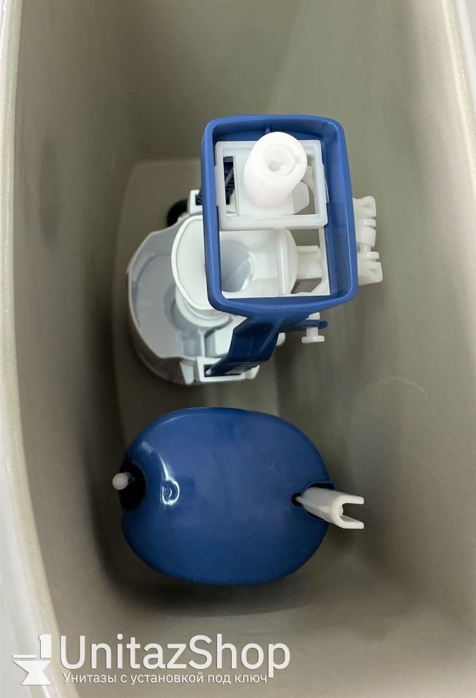 Унитаз Кировская Керамика Rosa Соло Белый Горизонтальный Выпуск