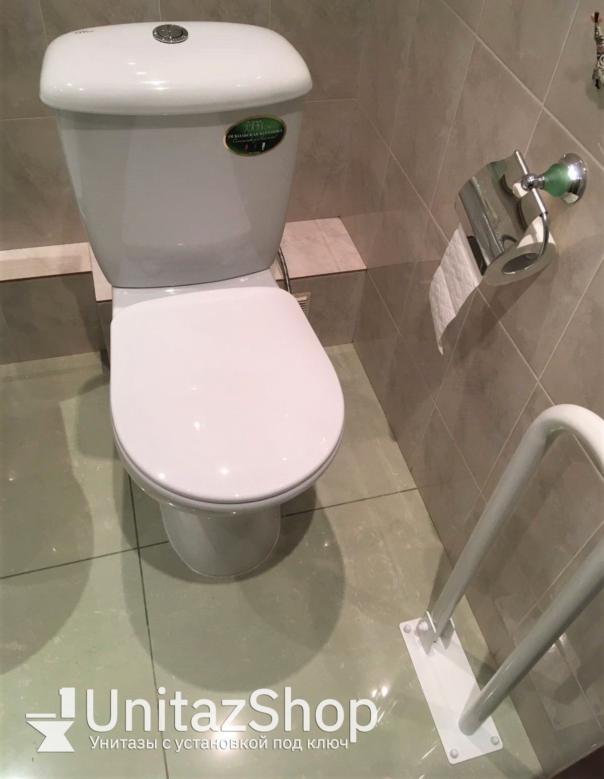 Унитаз Оскольская Керамика Персона Стандарт Косой Выпуск Высокая Чаша