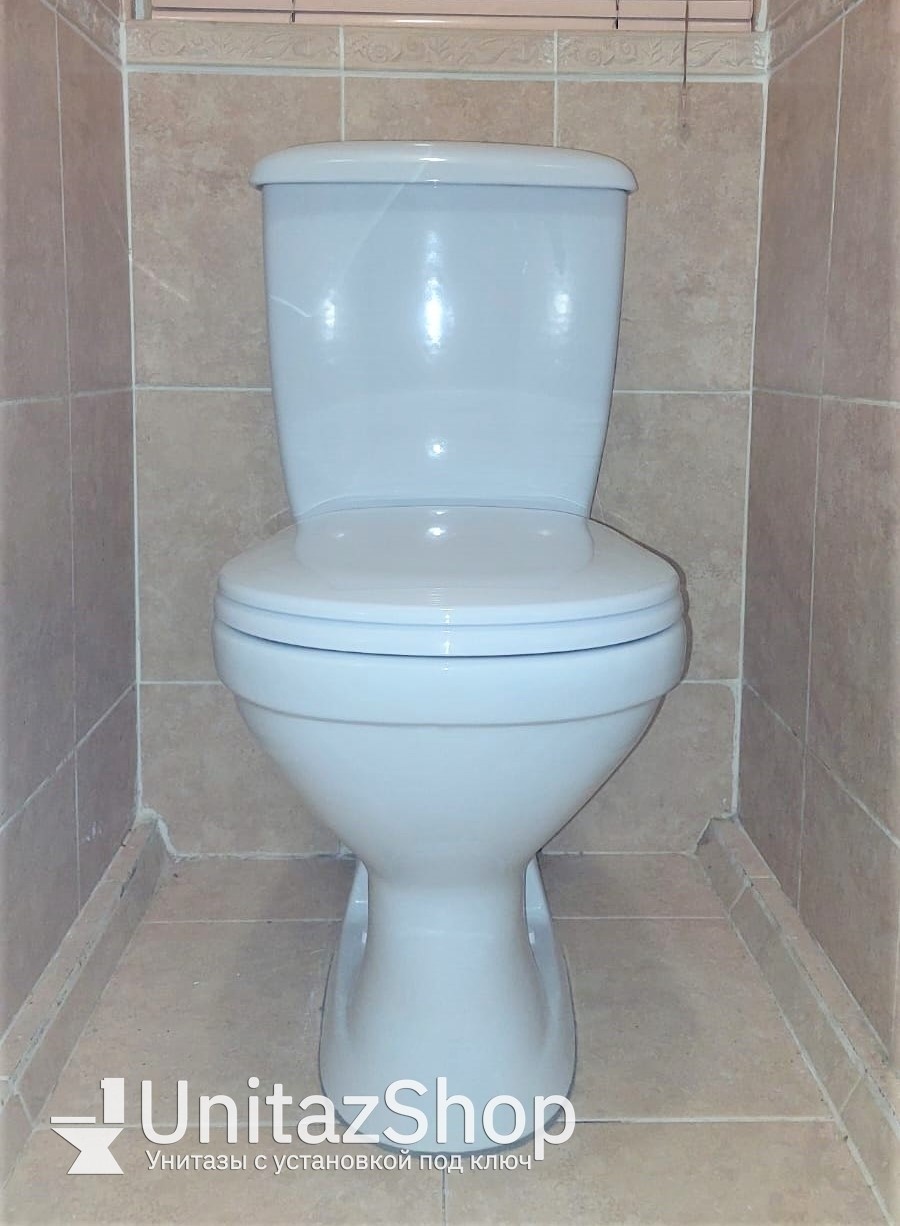 Унитаз Оскольская Керамика Суперкомпакт Косой Выпуск