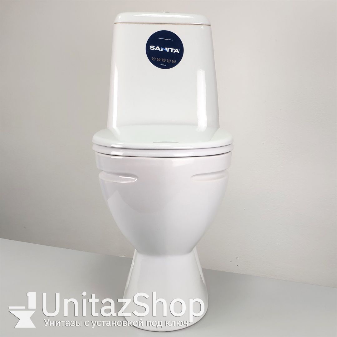 Унитаз Sanita Идеал Косой Выпуск