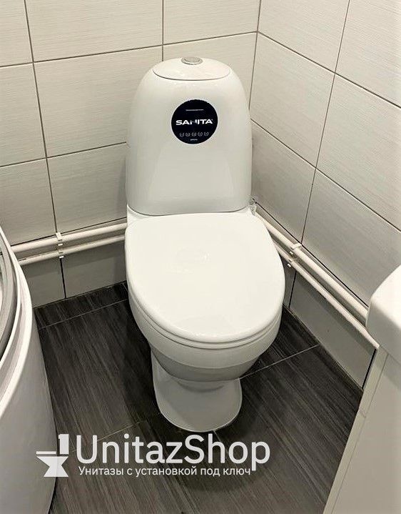 Унитаз Sanita Виктория Эконом Косой Выпуск