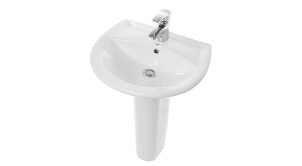 Раковина Sanita Аттика 55 С Пьедесталом