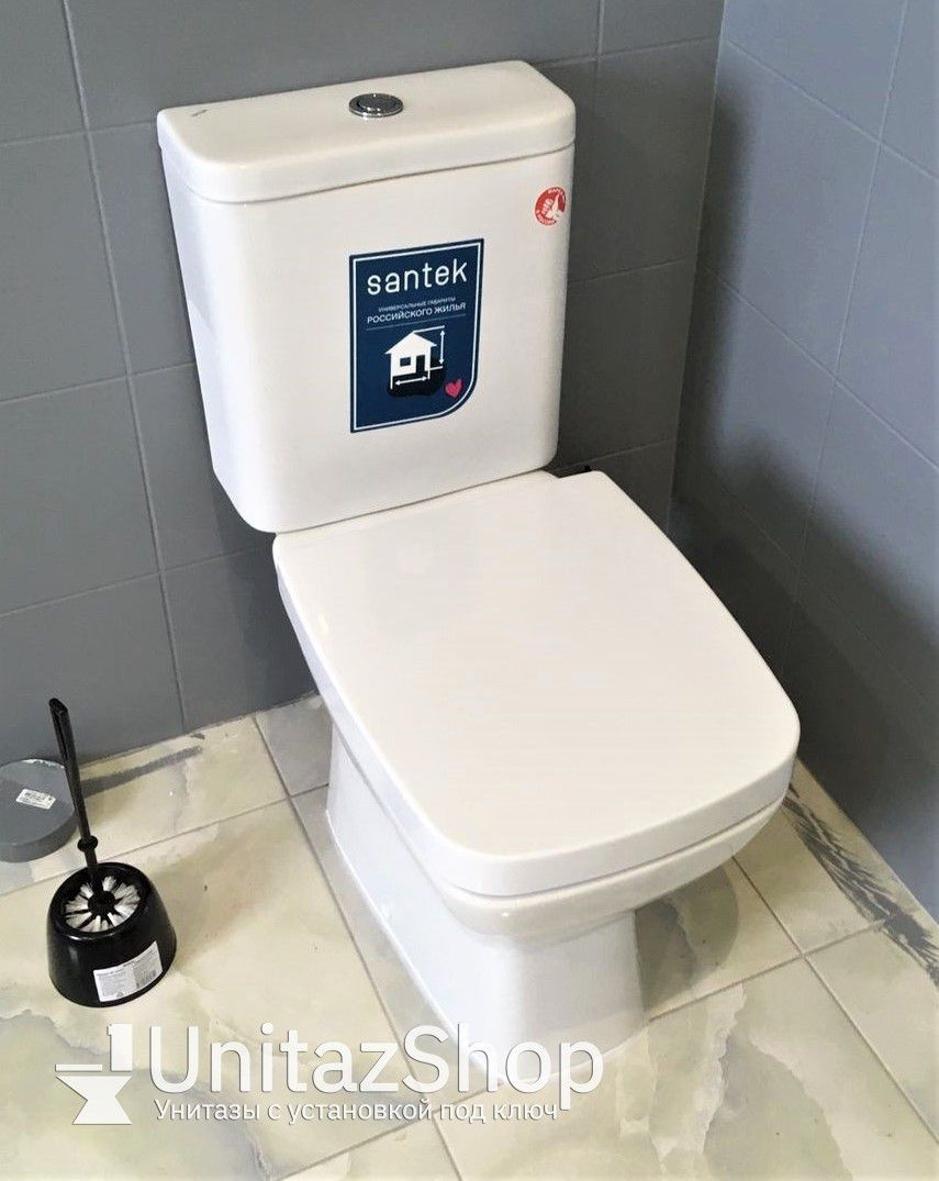 Унитаз Сантек Нео Лайт Косой Выпуск