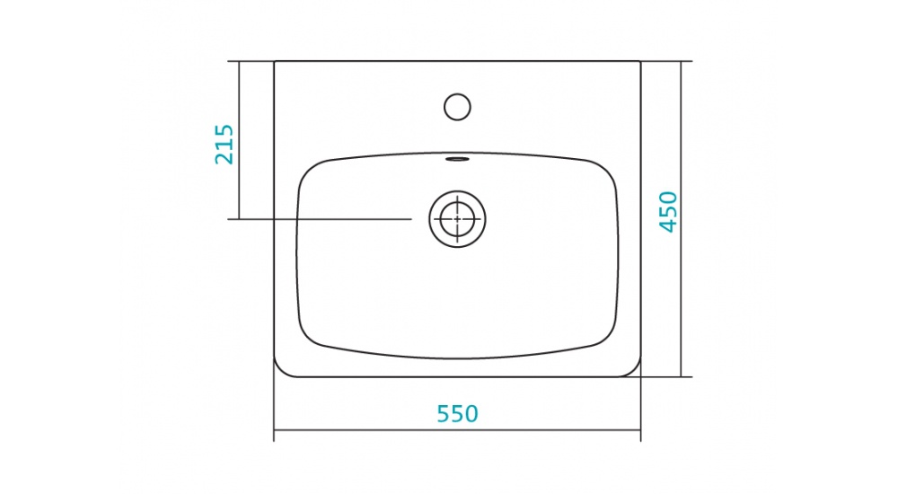 Раковина Сантек Нео 55 С Пьедесталом