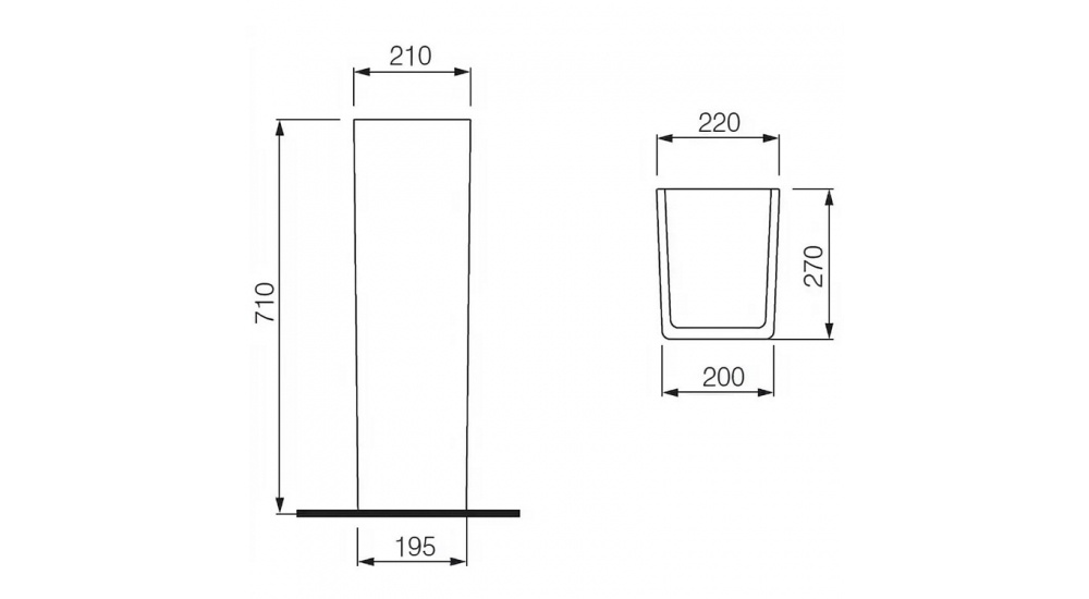Раковина Cersanit City 60 С Пьедесталом