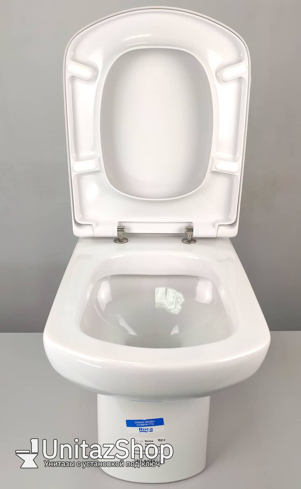 Унитаз Roca Dama Senso Compacto Горизонтальный Выпуск