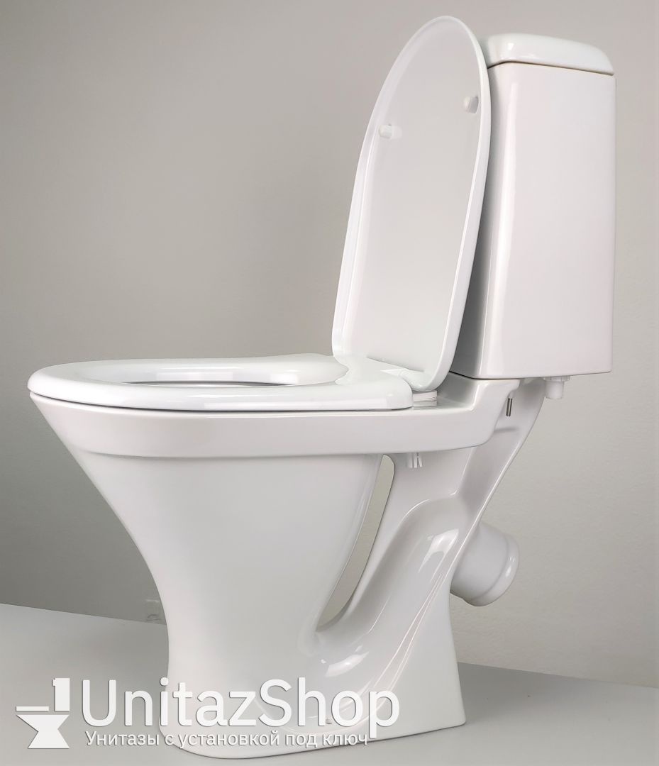 Унитаз Sanita Аттика Эконом Косой Выпуск