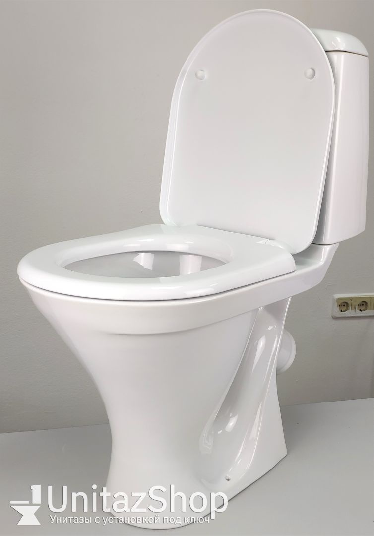 Унитаз Sanita Аттика Эконом Косой Выпуск