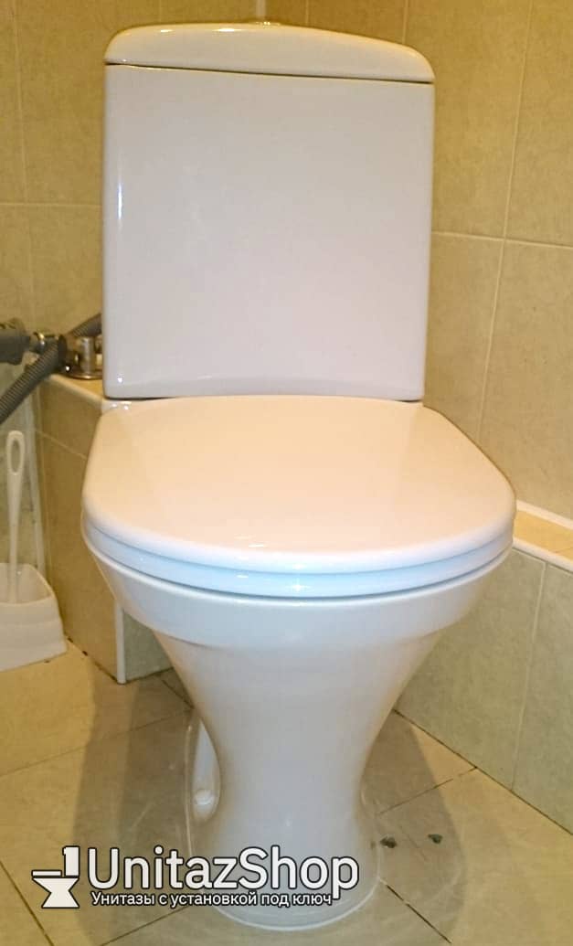 Унитаз Sanita Аттика Эконом Косой Выпуск