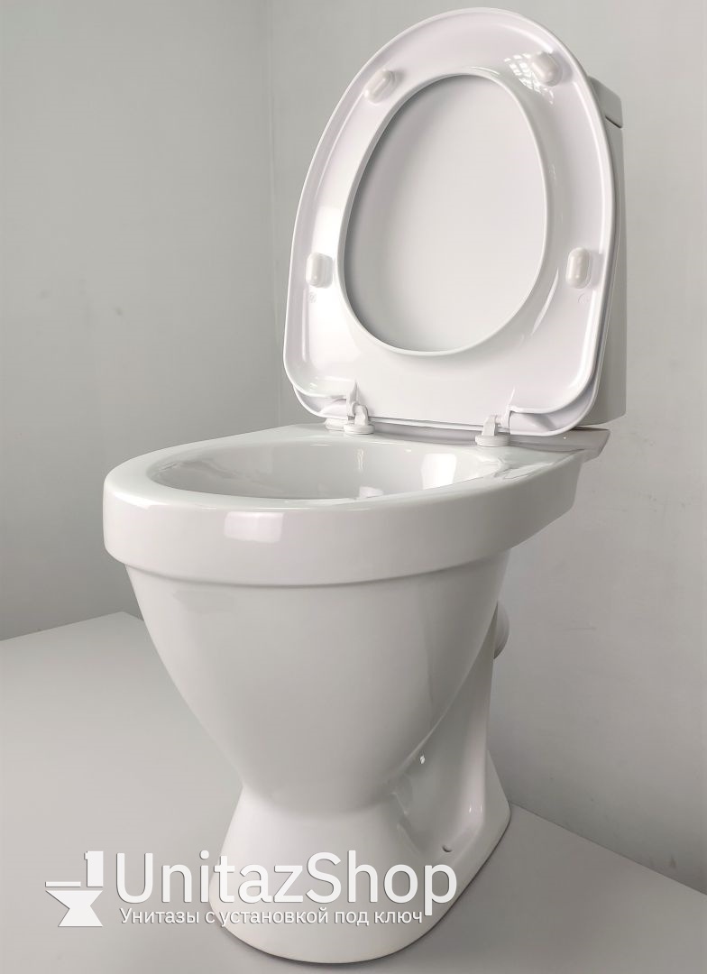 Унитаз Sanita Лада дюропласт микролифт Косой Выпуск
