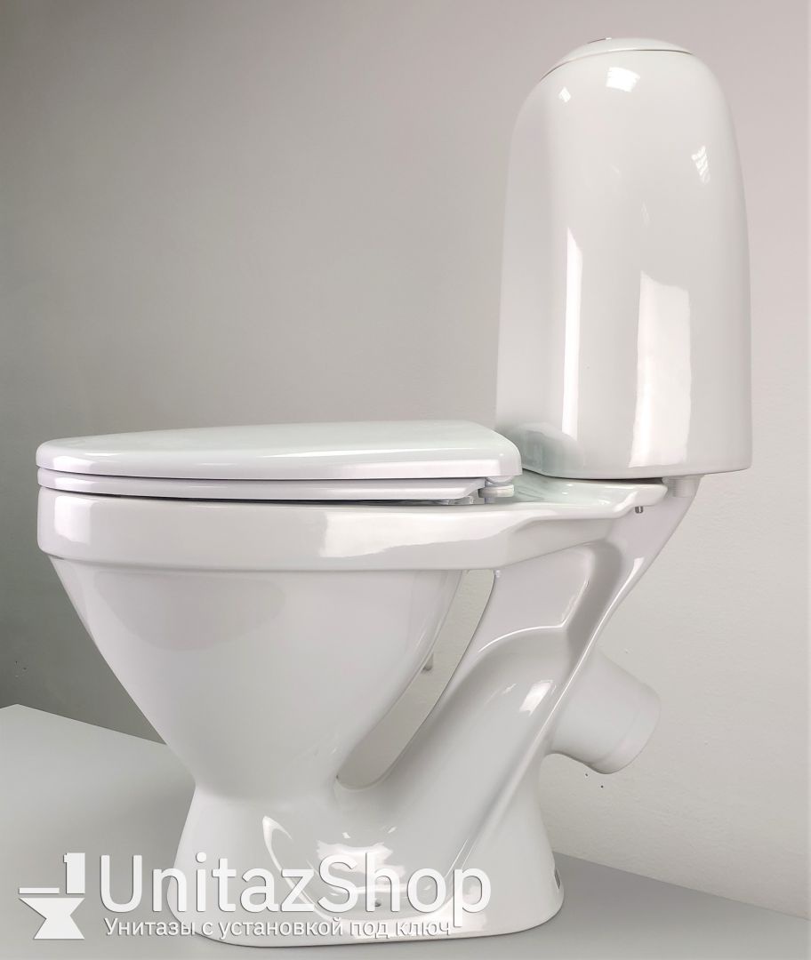 Унитаз Sanita Виктория Эконом Косой Выпуск